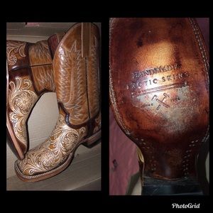 hand made boots never worn